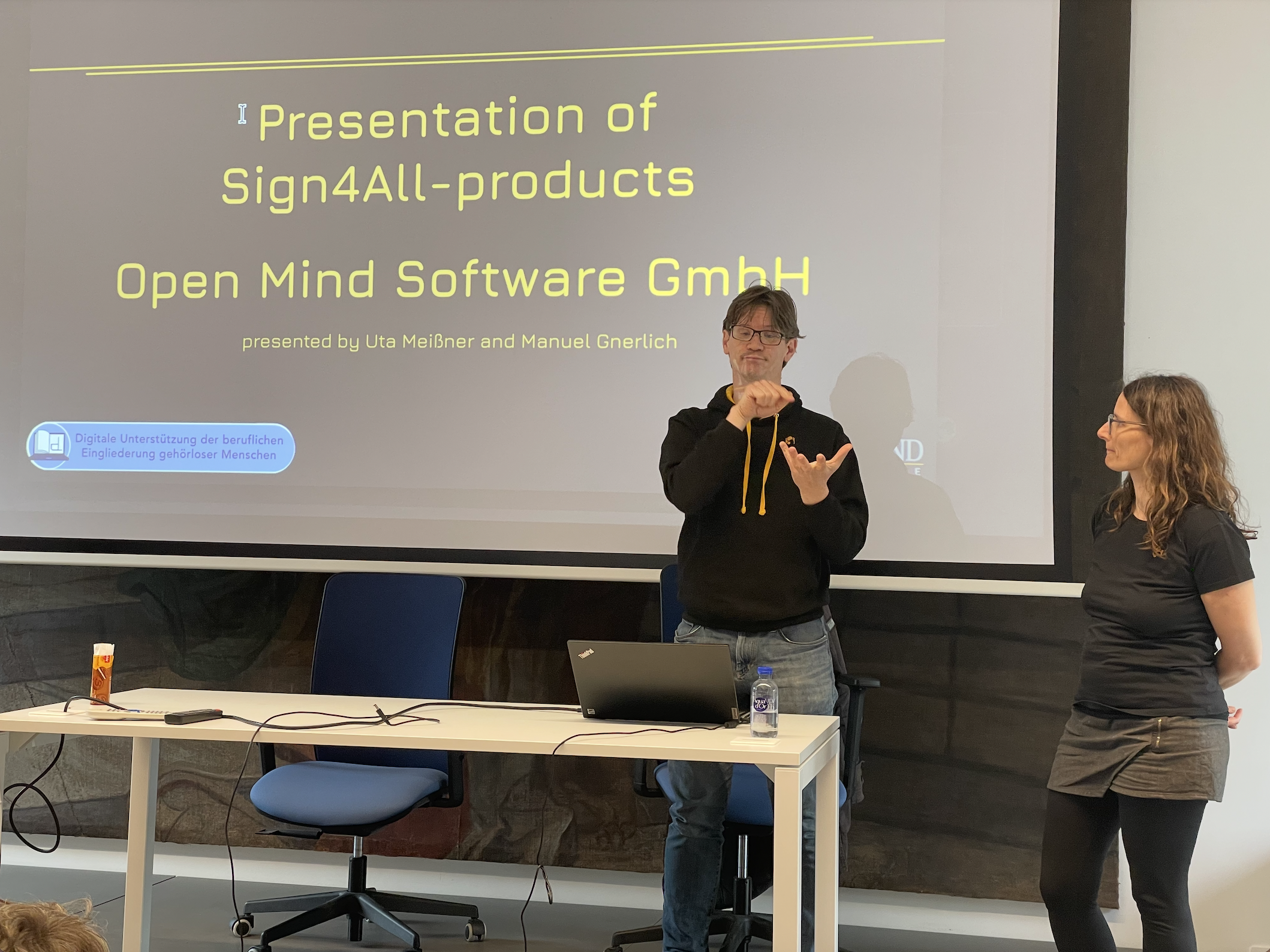 Grafik: Manuel Gnerlich berichtet über bereits realisierte Softwareprodukte