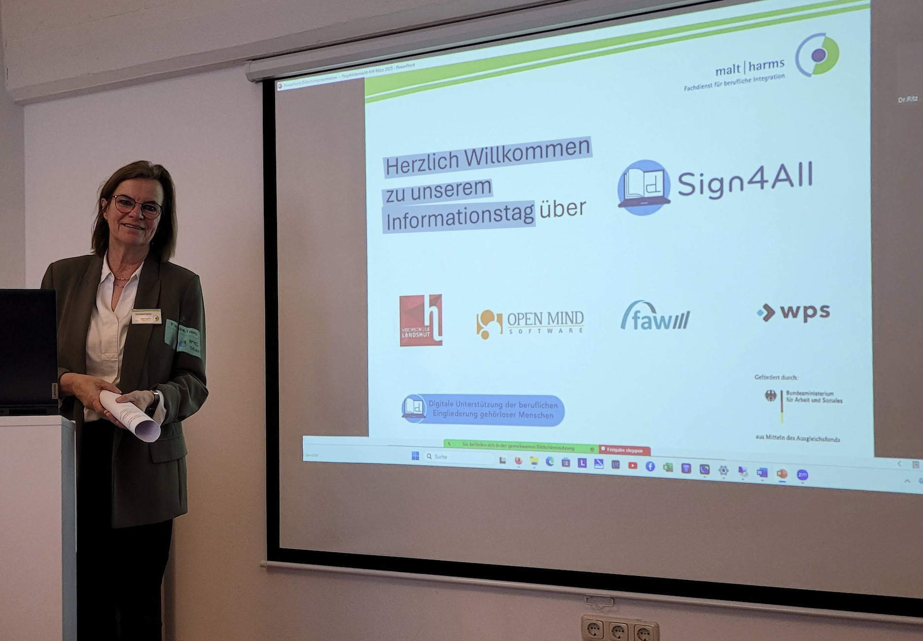 Grafik: Einblick in die Hintergründe des Sign4All-Projekts