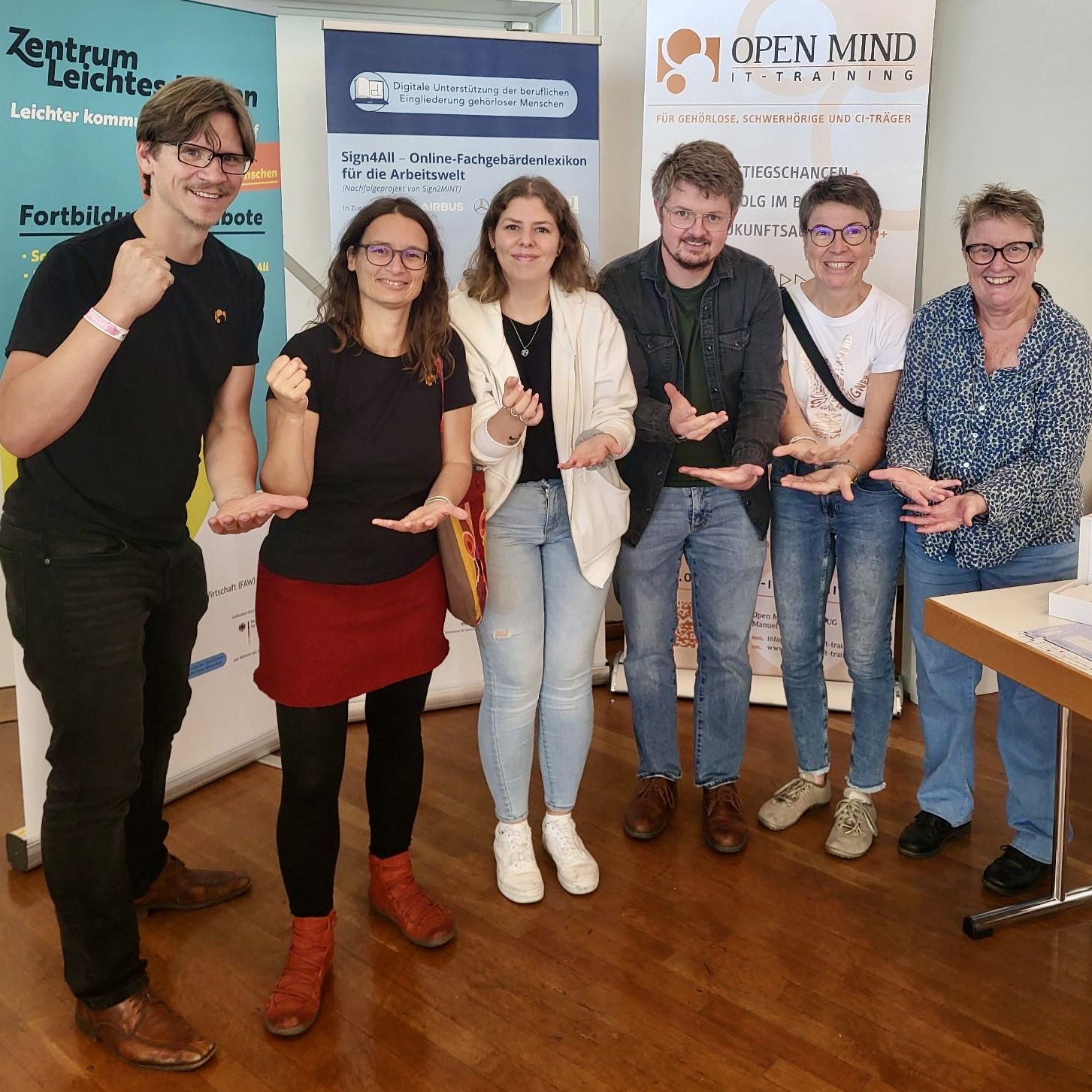 Grafik: Das Sign4All-Projektteam